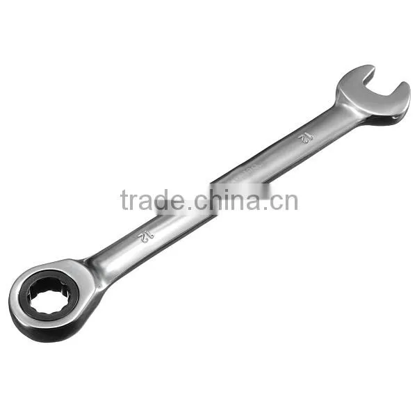 1pc Reversible Combination Stubby Ratchet Wrench Ratcheting Socket Spanner AR-76 photo-3