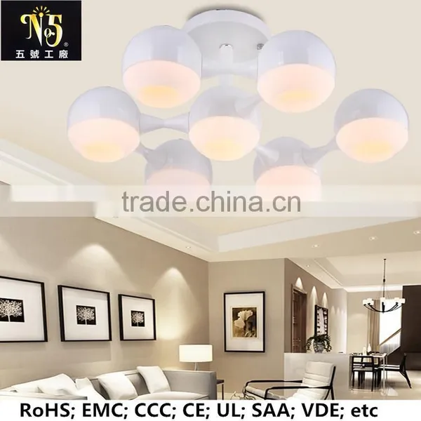 Modern Simple Fashionable White Pendant Lamp Made in Guzhen China photo-4