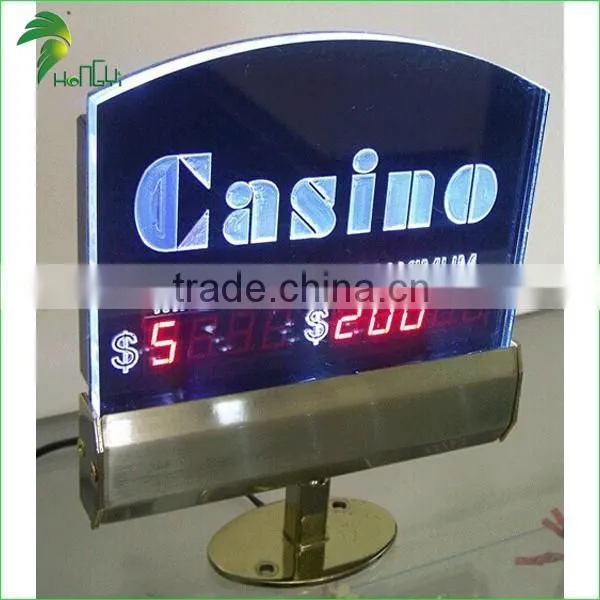 Custom acrylic advertising display sign