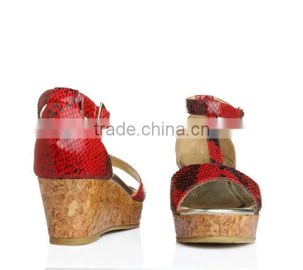 Platform Shoes High Heel Wedges Sandals Women Shoes photo-5
