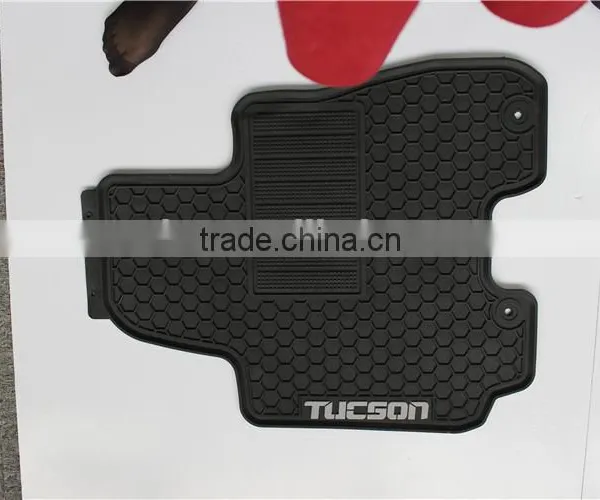 Connected Rear Pieces With Buttons for Hyundai Tucson Custom Car Mat photo-3