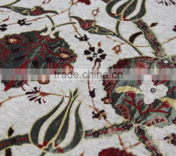 High Quality 100%Chenille Muslim Woven Prayer Rug Mat With Custom Design photo-3
