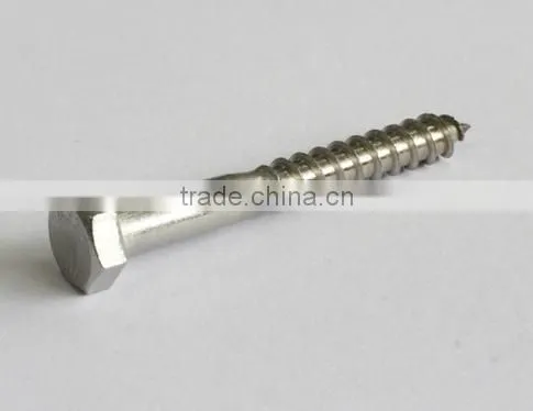Stainless Steel Hexagon Head Wood Screws DIN571 photo-3