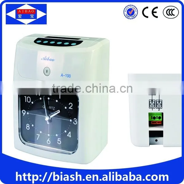 Analogue Electronic Punch Time Card Time Recoding Attendance Machine photo-3