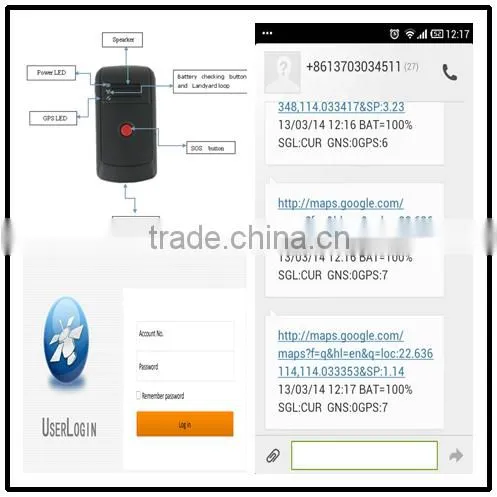 Handheld Elder Keychain Personal Gps Tracker photo-2