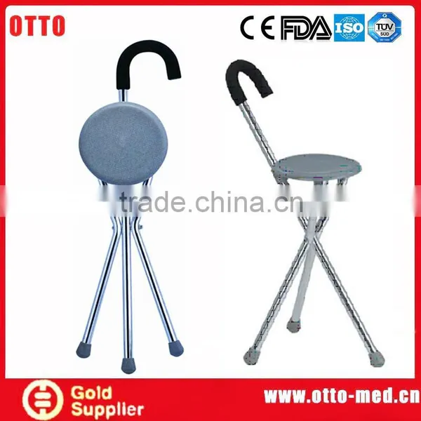 Garden Chair Folding Stool Cane