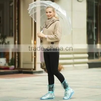 Disposable PVC Waterproof and Nonslip Rain Shoe Cover photo-6
