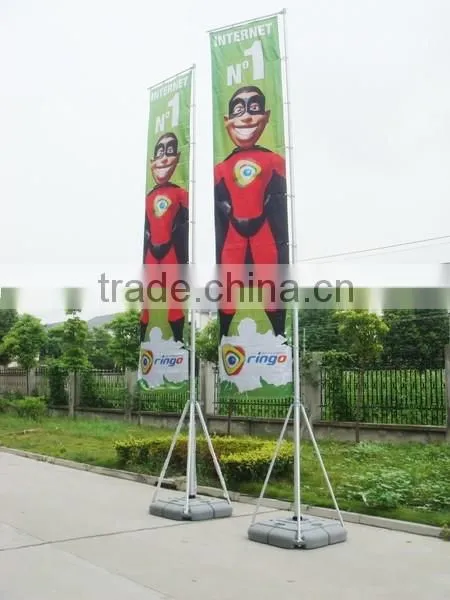 5M Portable Outdoor Telescopic Flagpole,outdoor Advertising Beach Flag