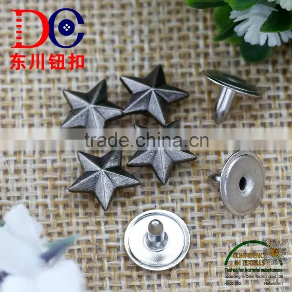 Star Shape Jeans Rivet, Decorative Customized Garment Rivets For Jean photo-5