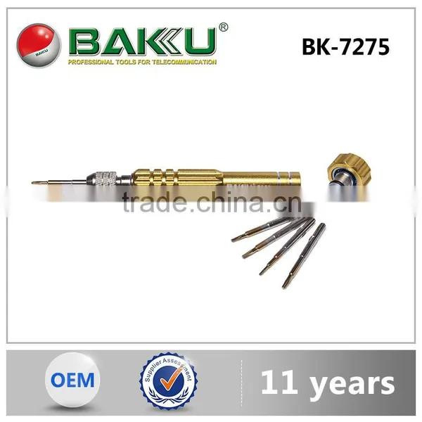 BAKU Mobile Phone Screwdriver Set With 5 Tips in 1 Interchangeable Screwdriver Set BK 7275 photo-5