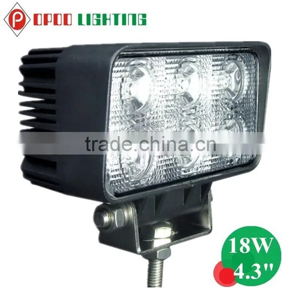 New Truck Auto Parts 18W Led Work Light,4.3" Rectangle 18W Led Work Light photo-2