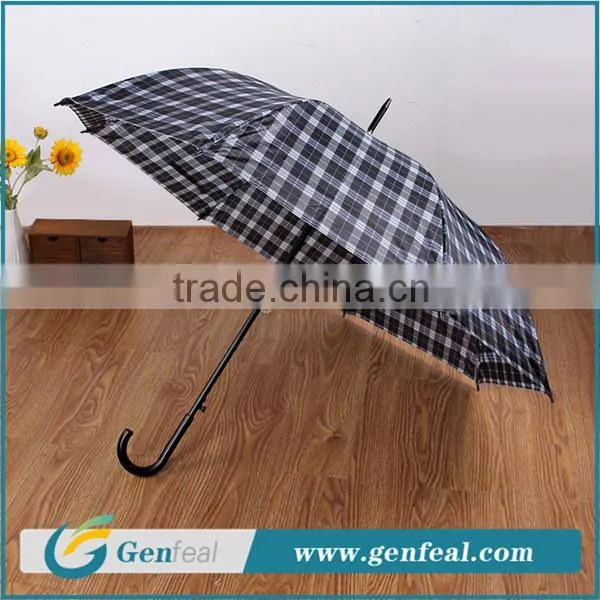 23 Inch Fashion Business Checked Men Travel Umbrellas China Supplier
