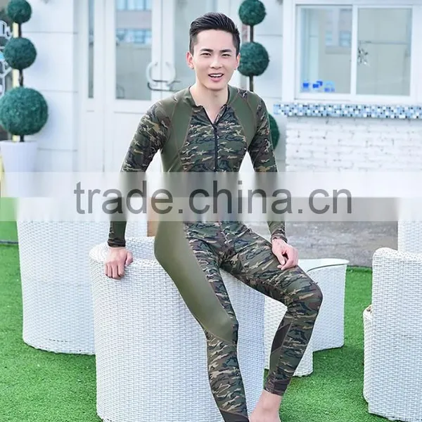 5mm Mens Spear Fishing Camo Scuba Dive Rash Guard 2 Piece Yamamoto Neoprene photo-4