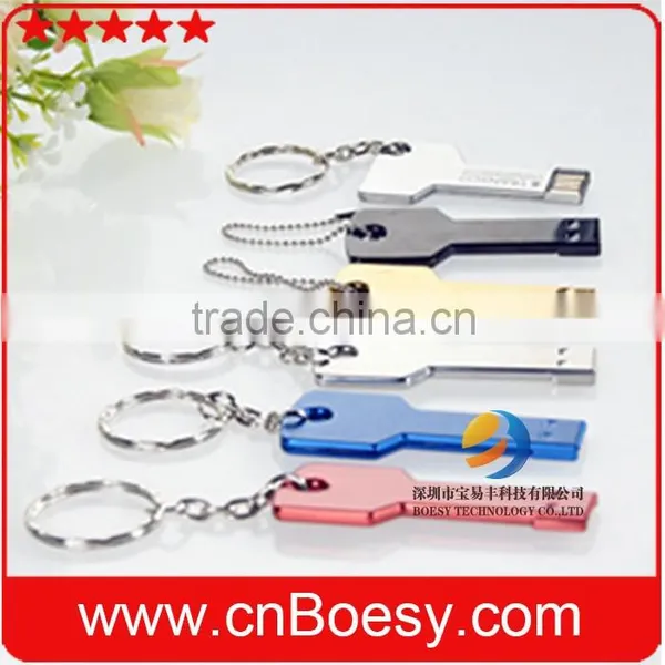 Attractive Key Shape Light Metal Usb Stick 64GB Memory Usb Drive photo-3