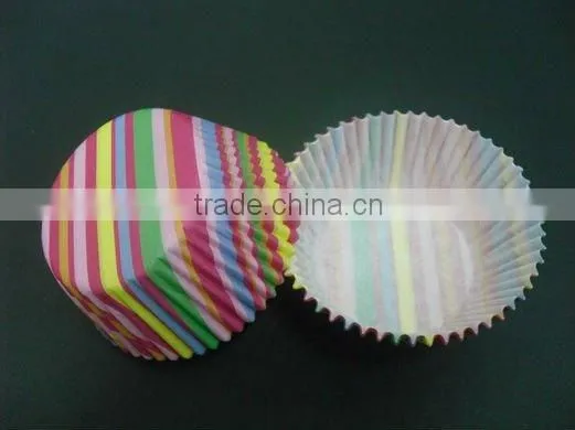 Classic Rainbow Paper Baking Cups Cupcake Liners
