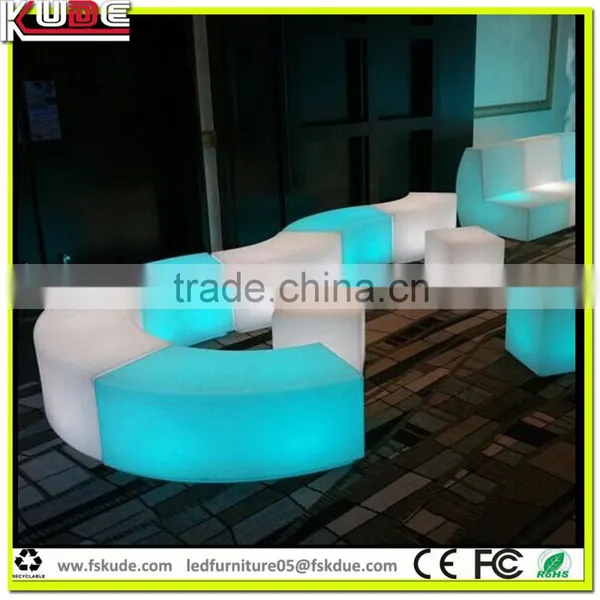 Illuminated Led Bar Furniture/multicolor Change Led Bar Table/led Round Bar Counter photo-2