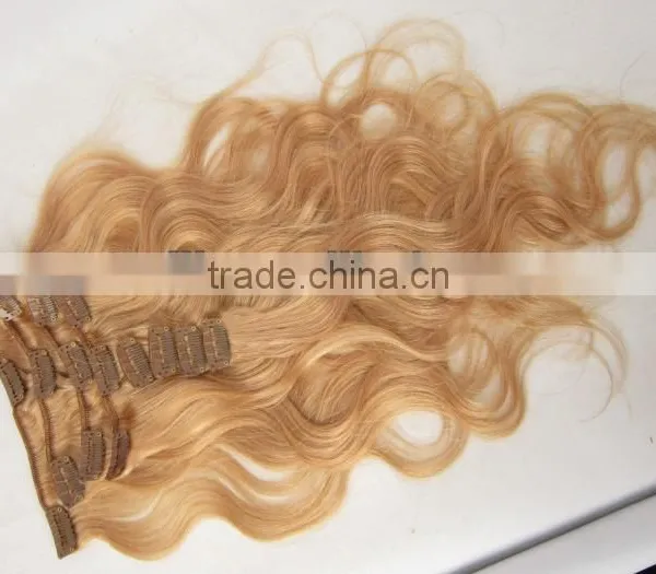 180g Remy Clip in Hair Extension Human Hair Extension Clip in photo-4