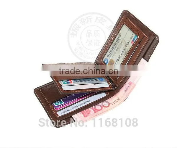 Mens Leather Wallet ID Credit Card Holder Bifold Purse Clutch Zipper Wallets photo-6
