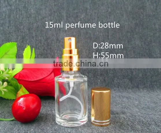 15ml electrochemical aluminum perfume spray cap and pump for spray bottle