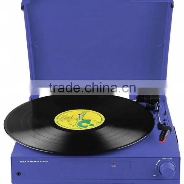 Rain Lane Gram-of-on With USB/SD Record and Play of Many Colors Hifi Sound Player Turntable photo-3