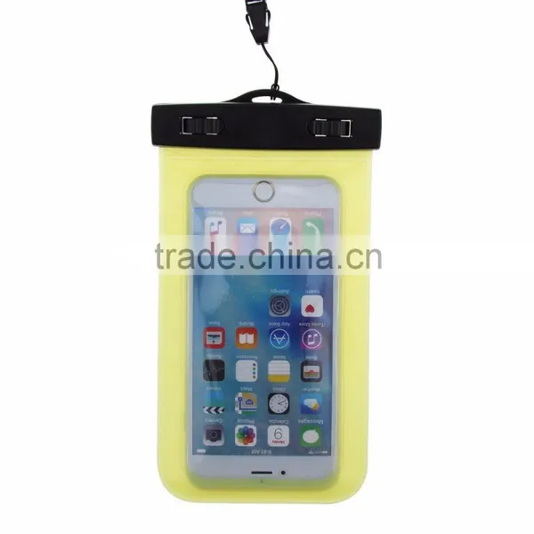 China Supplier IPX8 PVC Waterproof Cell Phone Case Cover Waterproof Bag With Armband photo-2