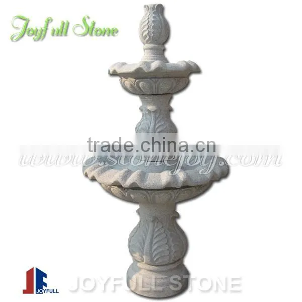 Stone Pedestal Fountain, 4 Tiers Granite Fountain photo-3