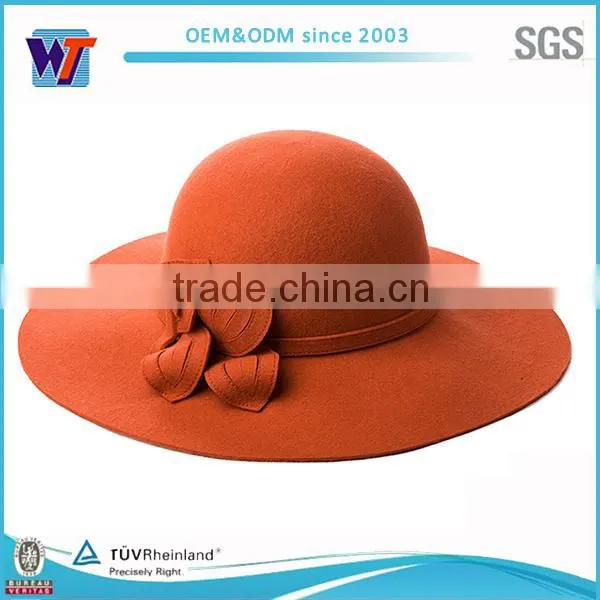 2015 Fashion Womens Hat Black Wide Brim Sinamay Hat photo-2