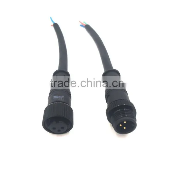 LED Light Strips IP66 IP67 IP68 2pin 3pin 4pin Male and Female Waterproof Electrical Cable Connector photo-3