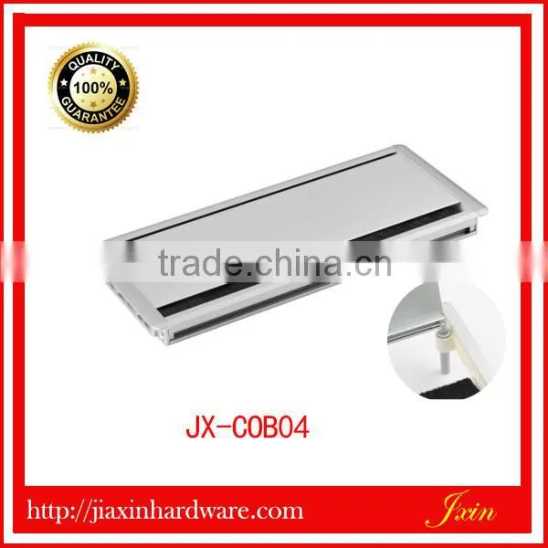 Buffering Office Desk Aluminum Alloy Brush Matt Desktop Cover