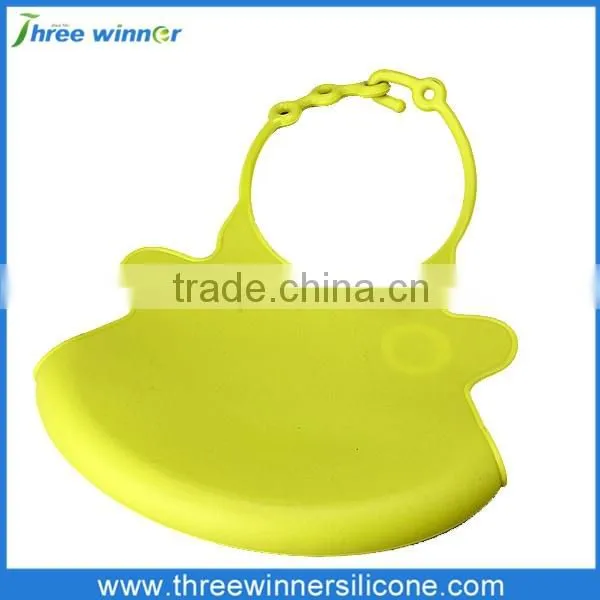 FDA Grade Washable Colorful Silicone Cute Factory Wholesale Baby Bib photo-6