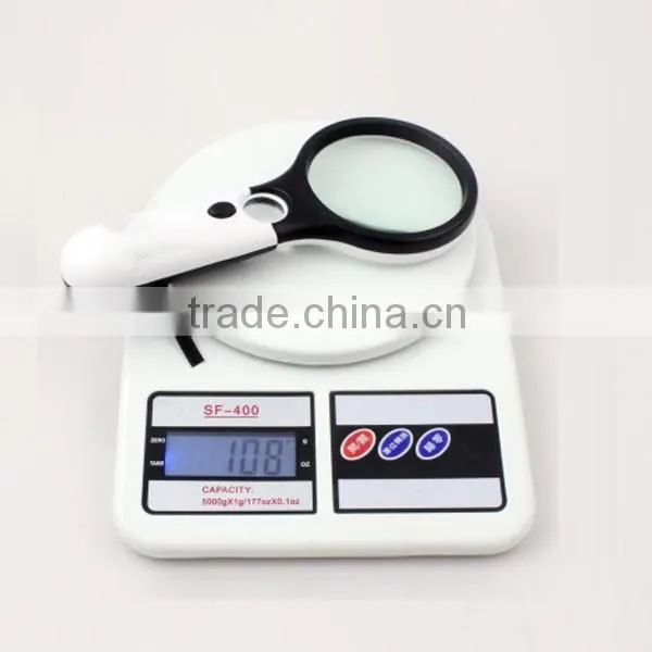 2X95mm 45X22mm 3 LED Lights High Definition Low Vision Illuminating Magnifier photo-5