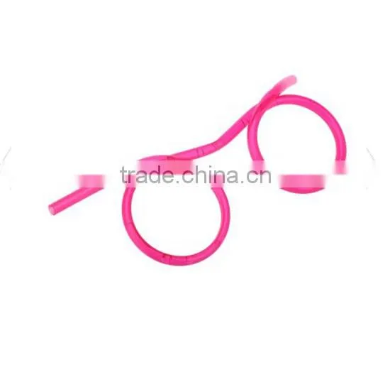 Glasses Shaped Drinking Straw / Glasses Drinking Plastic Straw / Glasses Shaped Straw photo-4