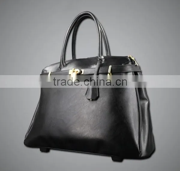 2015 Fashion Travel Luggage Genuine Leather Lady Handbag Update photo-2