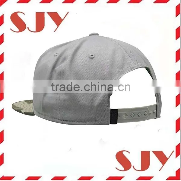 Flat Top Custom 3d Embroidery Flat Bill Snapback Hats photo-5