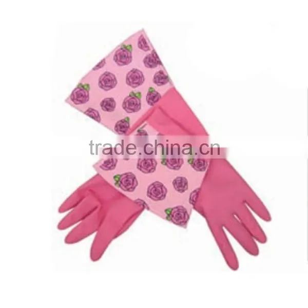 US Top Fashion Housewives Latex Kitchen Gloves photo-3