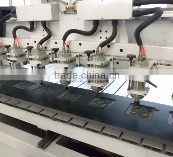 Multi Heads 4axis 3d Rotary Sculpture Carving Cnc Router Machine photo-4