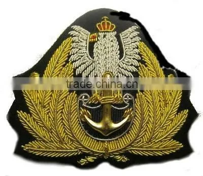 Wholesale Custom Hand Embroidered Bullion Blazer Badges photo-2