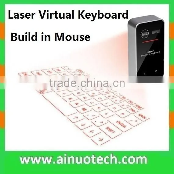 2015 Hot Sell Projection Virtual Wireless Mouse and Keyboard Bluetooth Laser Keyboard for Iphone and Android Phone photo-3