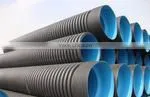 DN500,SN8 HDPE Double Wall Corrugated Pipe For Water Delivery photo-2