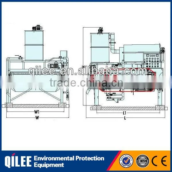 Sludge Sewage Treatment Plant Automatic Belt Filter Press photo-6