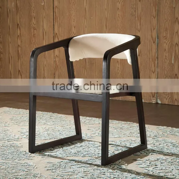 Modern Wood Design Arm Chair for Dining Rooom photo-2