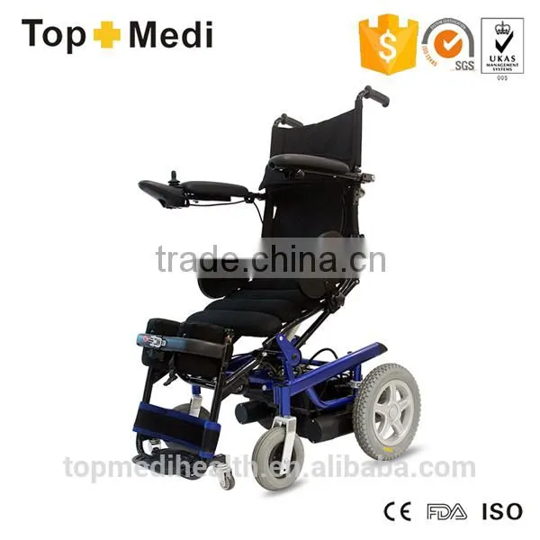 Single Controller for Both Driving and Seat Lifting Stand up Electric Wheelchair photo-3