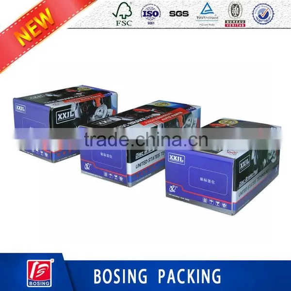 Color Printed Custom Design Auto Brake Pad Corrugated Packaging Box photo-2