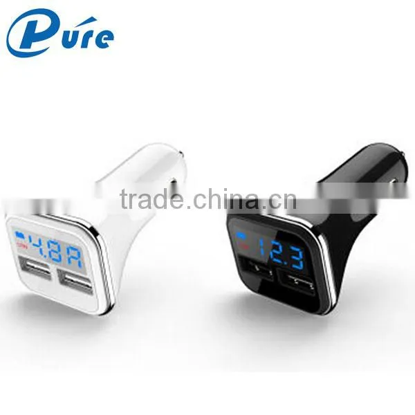 Universal Double Speed Fast Charge Output DC 5V 4.8A USB Charger Portable Dual Port Micro Car Charger photo-2