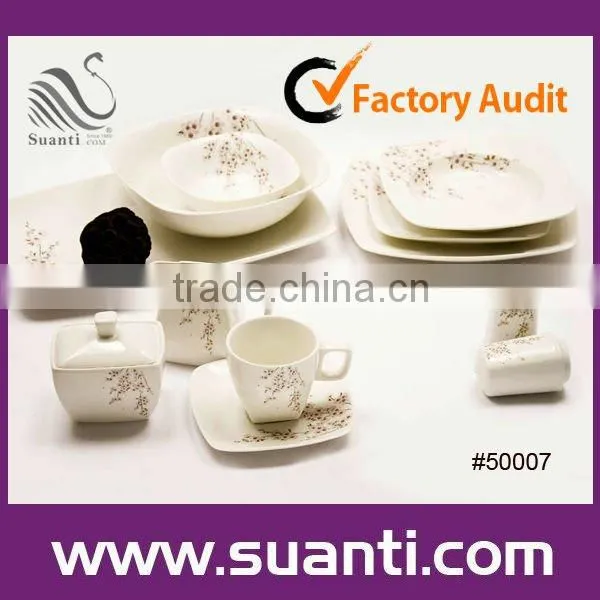 Fashionable ceramic tablewares accessories