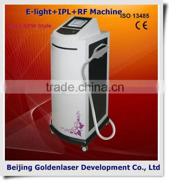 10.4 Inch Screen Www.golden-laser.org/2013 New Unwanted Hair Style E-light+IPL+RF Machine Laser Diode Lens