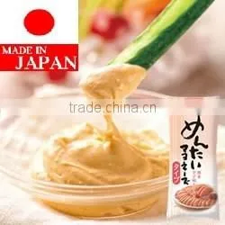 Japanese and Tasty mayonnaise dressing , spicy cod roe flavor , salmon roe