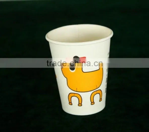 White Print Animal Logo Disposable Paper Cup photo-3