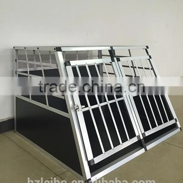 Alu Big Double-door Dog Cage