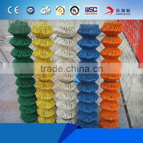 Anping Factory Cheap Price 60*60mm Mesh 5' PVC Coating Galvanized Woven Fabric Galvanized Chain Link Fence photo-5